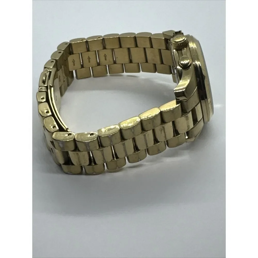 Michael Kors Runway MK5055 Women's Gold Stainless Steel Analog Dial Watch JNA805